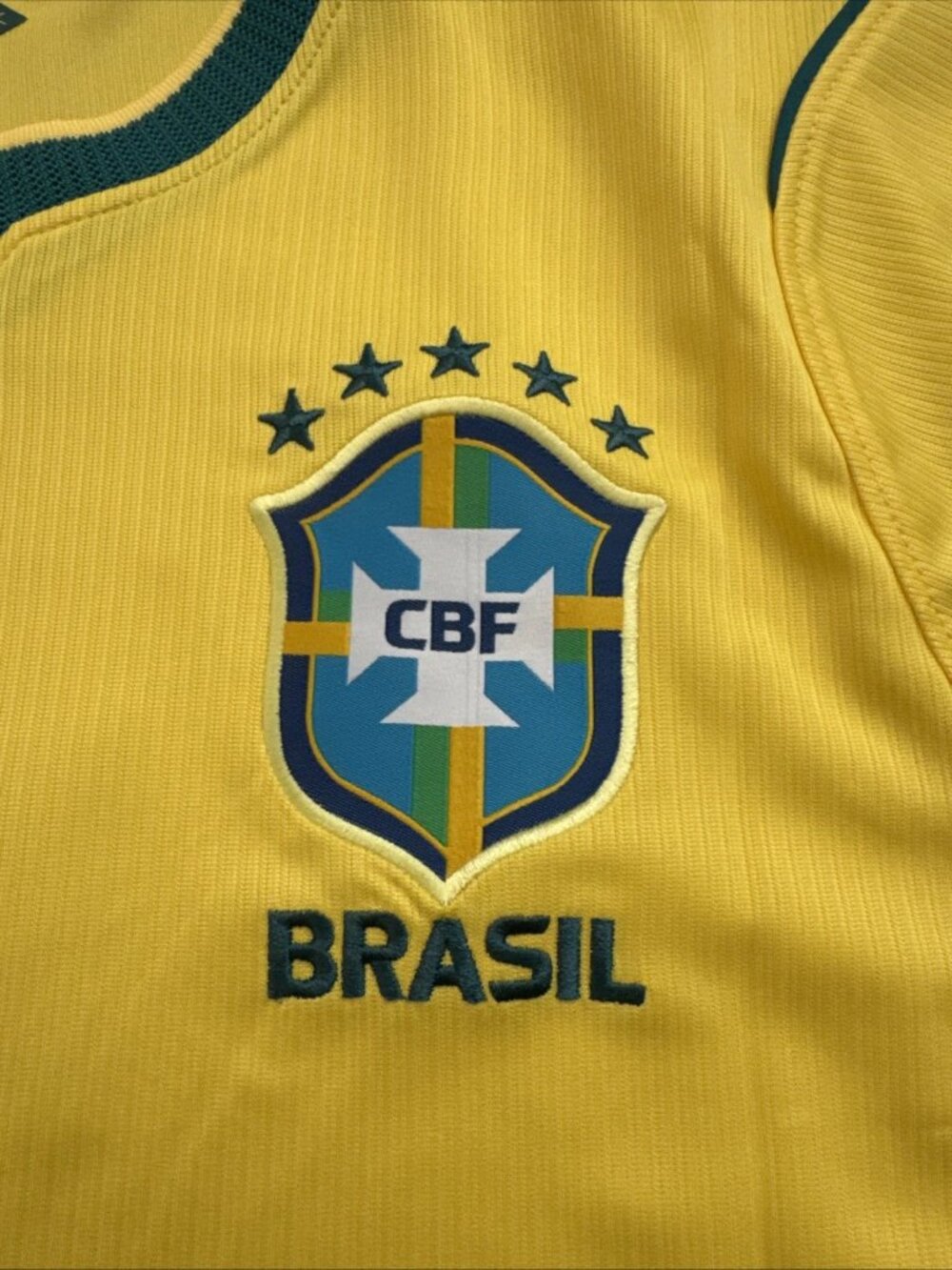 Adult Mens VINI JR 2026 World Cup Soccer Jersey Yellow - Picture 3 of 5